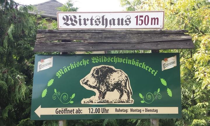 Wildschweinbäckerei